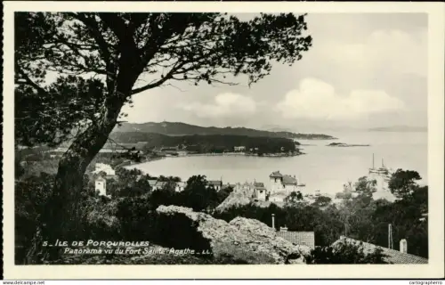 A5938 France Toulon ile de Porqurolles fort Sainte Agarhe