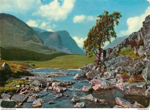 A5448 Scotland Argyllshire - pass of Glencoe picturesque scenery