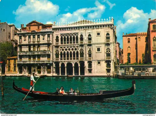 A5445 Italy Venezia Ca' d'Oro gondola