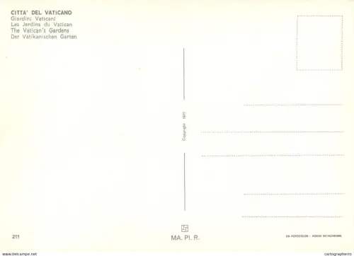 A5445 Vatican giardini