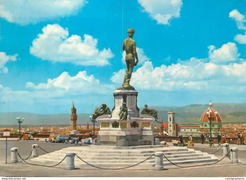 A5442 Italy Firenze il David a Piazzale Michelangelo