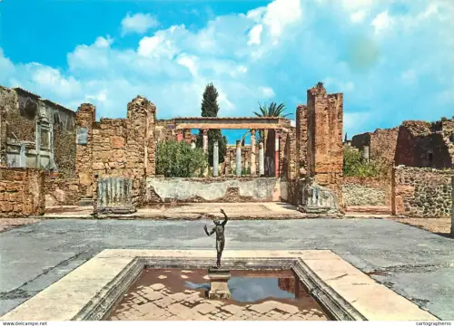 A5442 Italy Pompei house of the Faunus - first atrium