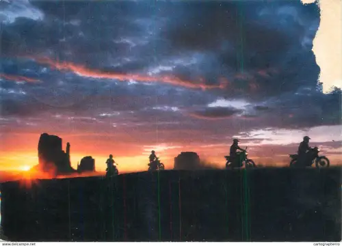 A5442 Germany Enduro motorcycle race sunset aspect