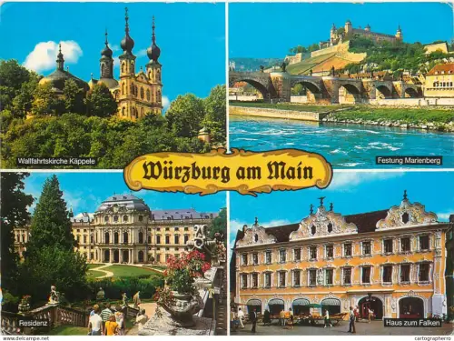 A5442 Germany Wurzburg am Main multi view