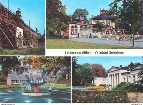 A5442 Germany Schonebeck (Elbe) Volksbad Salzelmen multi view