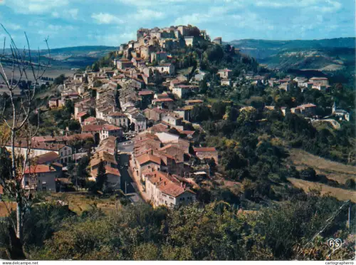 A5483 France Cordes (Tarn) vue generale