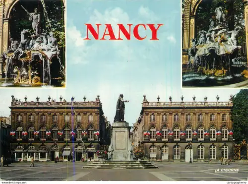 A5483 France Nancy (Meurthe-et-Moselle) Place Stanislas statue