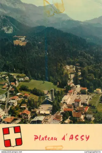 A5482 France Plateau d'Assy (Haute Savoie) vue aerienne