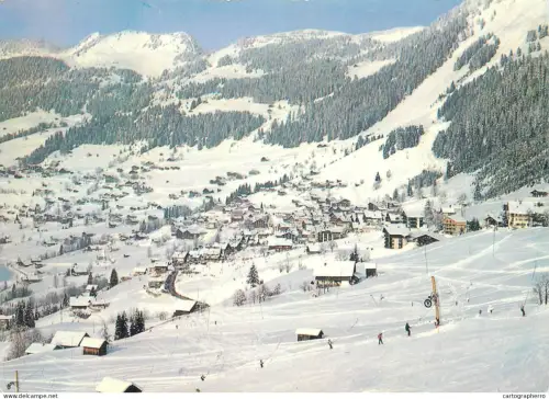 A5482 France Chatel (Haute Savoie) paysage d'hiver