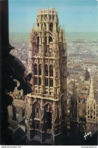 A5481 France Rouen La Cathedrale et la Tour de Beurre
