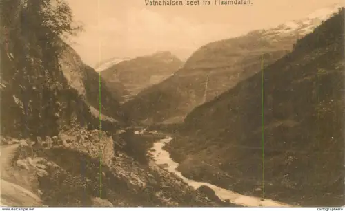 A5943 Norge Vatnahalsen seet fra Flaamdalen