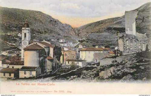 A5943 La Turbie sur Monte-Carlo 1900s