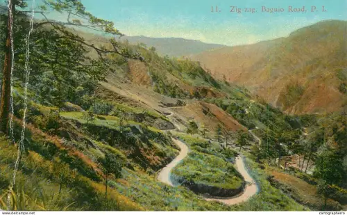 A5943 "Zig-zag" section of the Kennon Road leading to Baguio, Philippines.