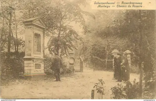 A5943 Entrance to the Rosary Way (Rosenkransweg/Chemin du Rosaire) in Scherpenheuvel (Montaigu), Belgium