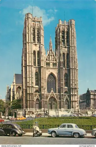 A5474 Belgium Bruxelles Cathedral of St Michael