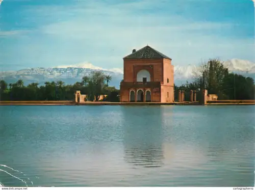 A5468 Morocco Marrakech Pavillon et Bassin de la Menara