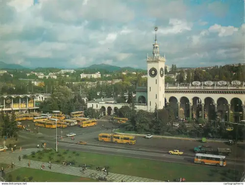 A5468 Russia Sochi Railway Station 1983 photo