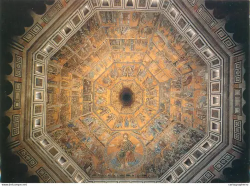 A5467 Italy Firenze Batisttero mosaico della cupola dettaglio