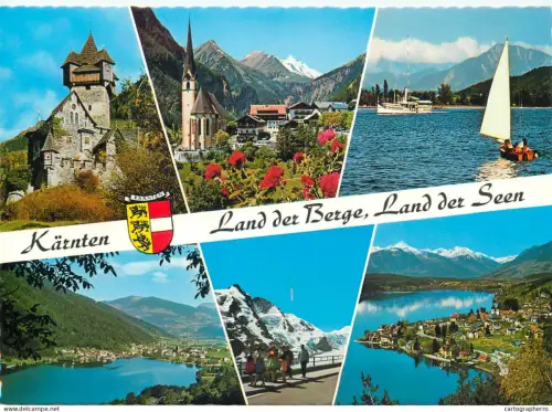 A5466 Austria Karnten Land der Berge , Land der Seen multi view