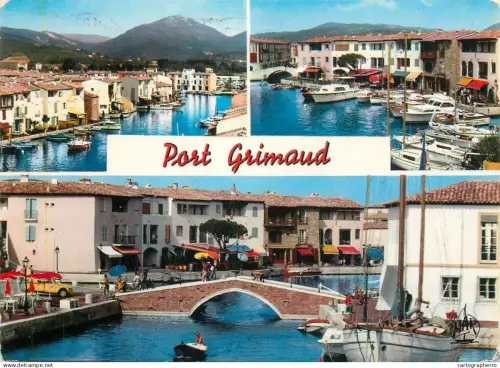 A5458 France Port Grimaud (Var) La Cite Lacustre multi view