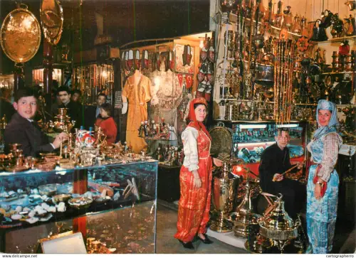 A5456 Turkey Istanbul Grand Bazar ethnic types and scenes