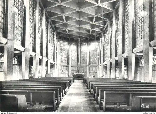 A5453 France Baccarat Eglise interior aspe