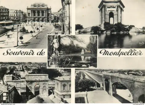 A5453 France souvenir de Montepellier (Herault) multi view