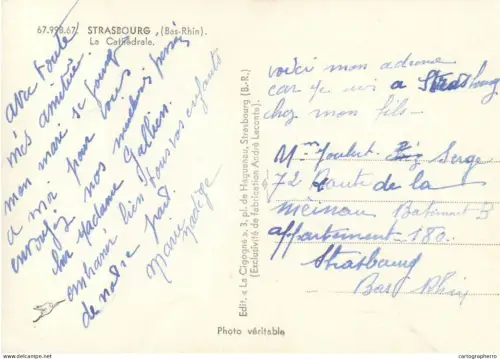 A5453 France Strasbourg Bas Rhin La Cathedrale