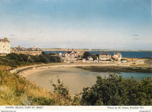 A5451 Isle of Man Port St Mary Chapel Beach