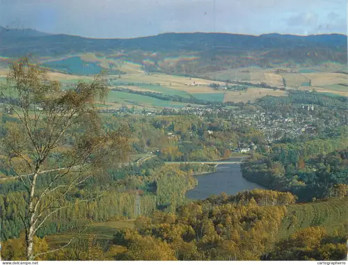 A5450 Scotland Pitlochry and river Tummel panorama