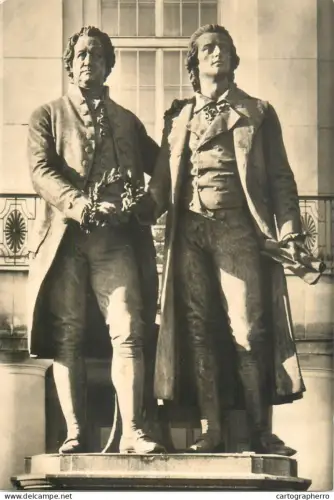 A5493 Germany Weimar Goethe und Schiller denkmal