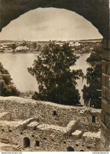 A5492 Lithuania Trakai view from the donjon of the castle