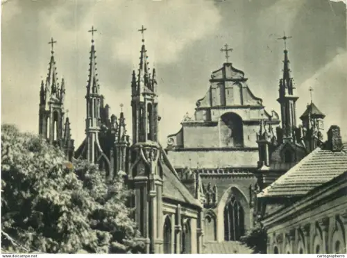 A5492 Lithuania Vilnius Gothic ensemble architecture style