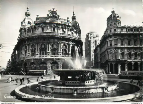 A5491 Italy Genova Piazza de Ferrari