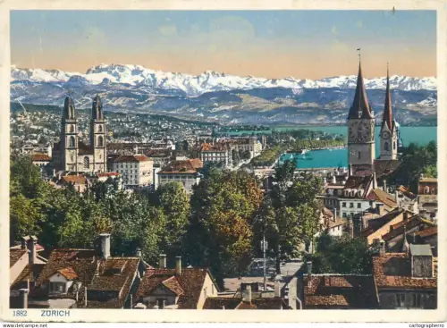 A5488 Switzerland Zurich vue generale