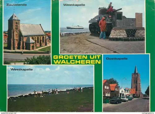 A5488 Netherlands Groeten uit Walcheren multi view