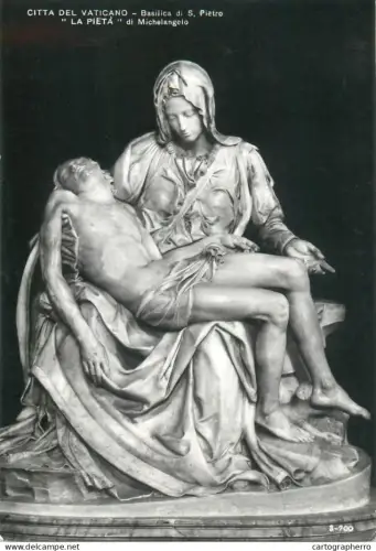 A5489 Vatican Basilica San Pietro La Pieta di Michelangelorr