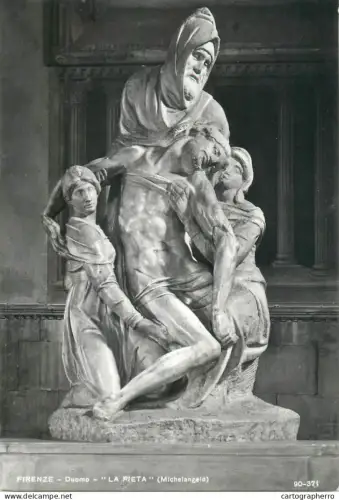 A5489 Italy Firenze Duomo La Pieta di Michelangelo