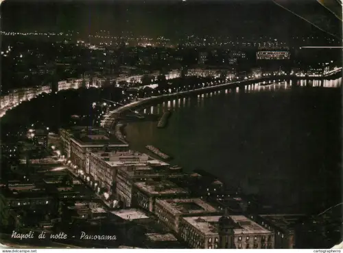 A5489 Italy Napoli panorama di notte