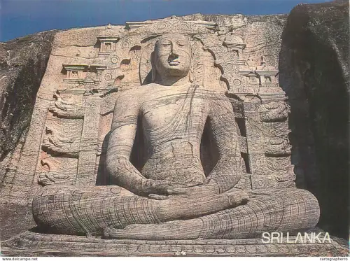 A5530 Sri Lanka (Ceylon) Polonnaruwa Buddha Image Gal Vihara