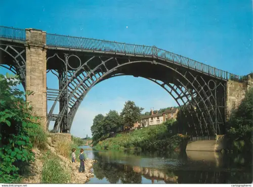 A5528 England Ironbridge across Severn river