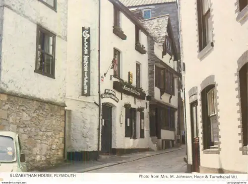 A5527 England Plymouth Elizabethan House detail view