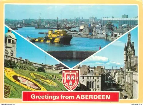 A5527 England greetings from Aberdeen multi view