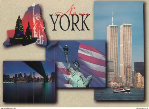 A5526 USA New York City souvenir multi view