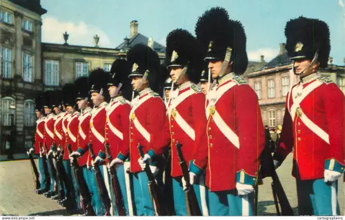 A5970 Denmark Copenhagen Royal Guard 1962