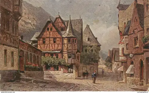 A5967 Das alte Haus in Bacharach AK