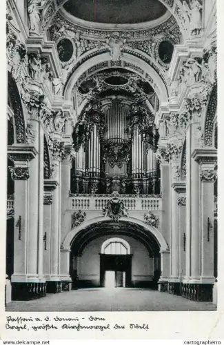 A5966 Church interior organ Germany 1938