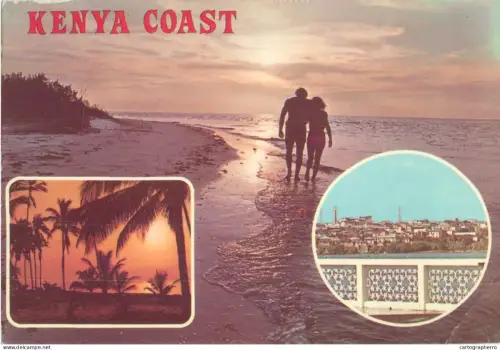A5524 Kenya coastal scenery multi view