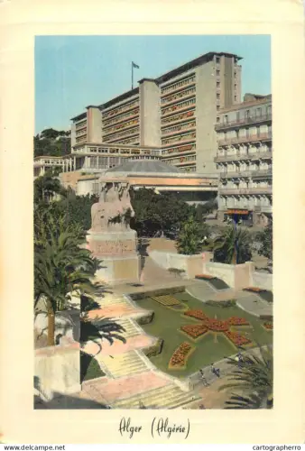 A5524 Algeria Alger Jardins Laferriere, Monument des Combattants et Gouvernement General