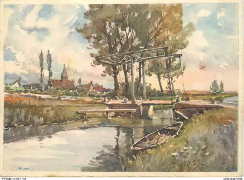 A5523 Bords Canal signed art work